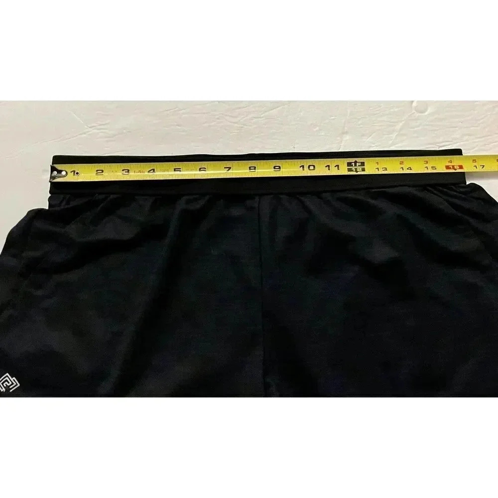 ZELOS Shorts Women's Size L Blue Marble Black Print Running WalkingSee Notes - Picture 3 of 7